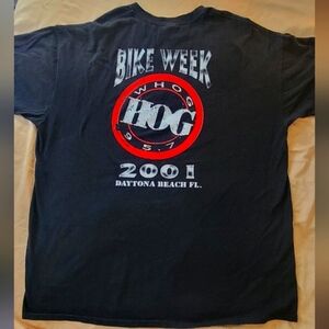 Harley Davidson Bike Week 2001‎ Daytona Beach WHOG T Shirt XXL